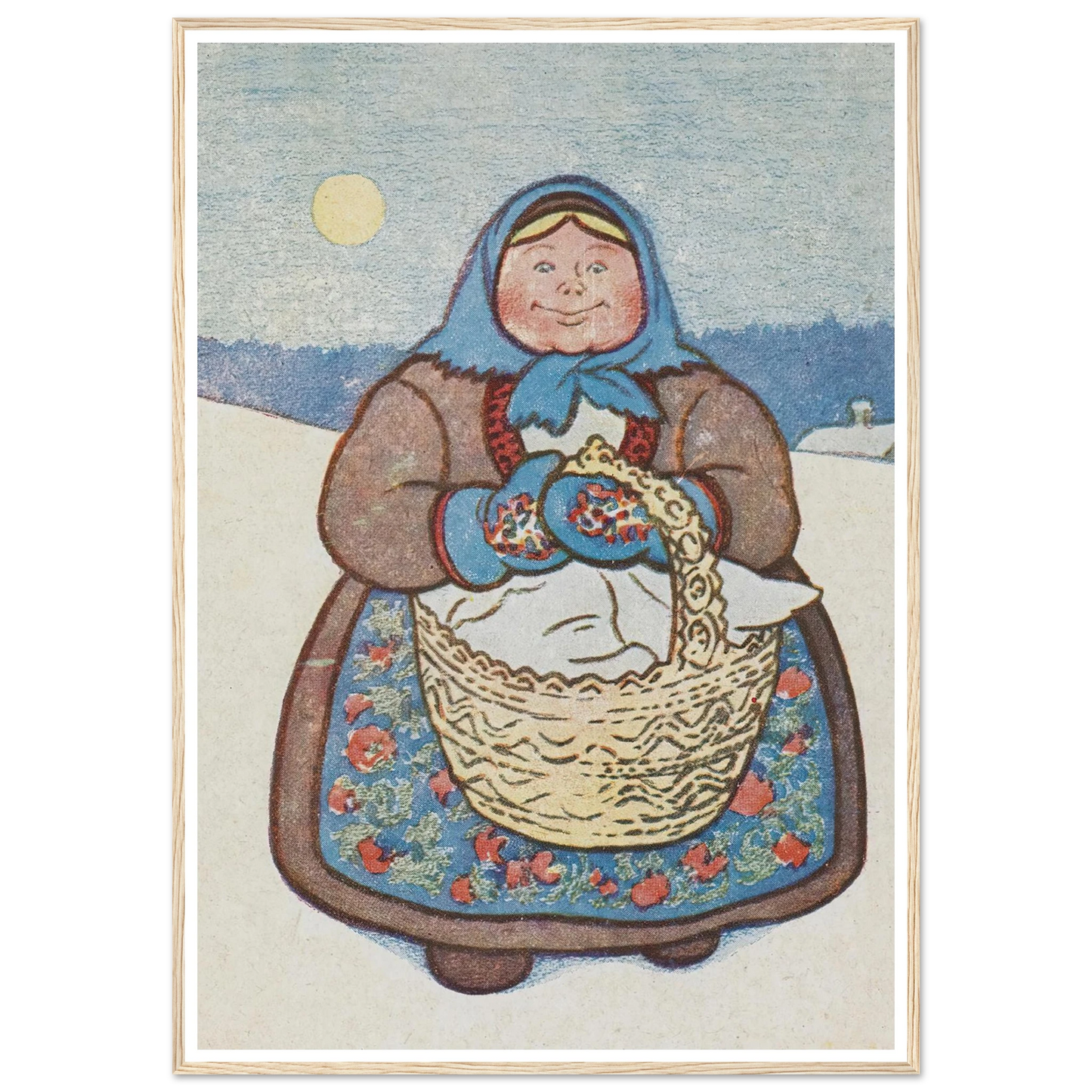 Christmas wife - Framed Poster - 30x40 cm / 12x16″ - Black frame