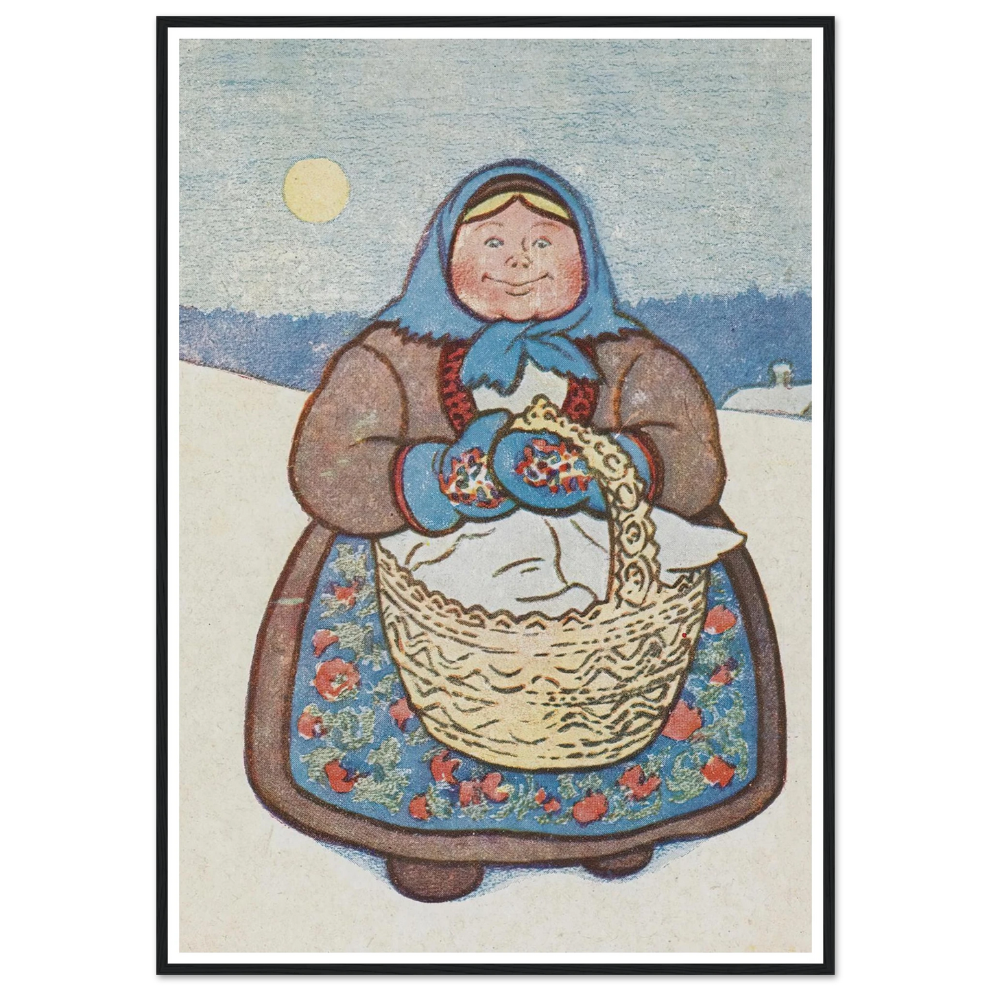 Christmas wife - Framed Poster - 30x40 cm / 12x16″ - Black frame