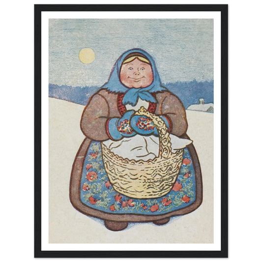 Christmas wife - Framed Poster - 30x40 cm / 12x16″ - Black frame
