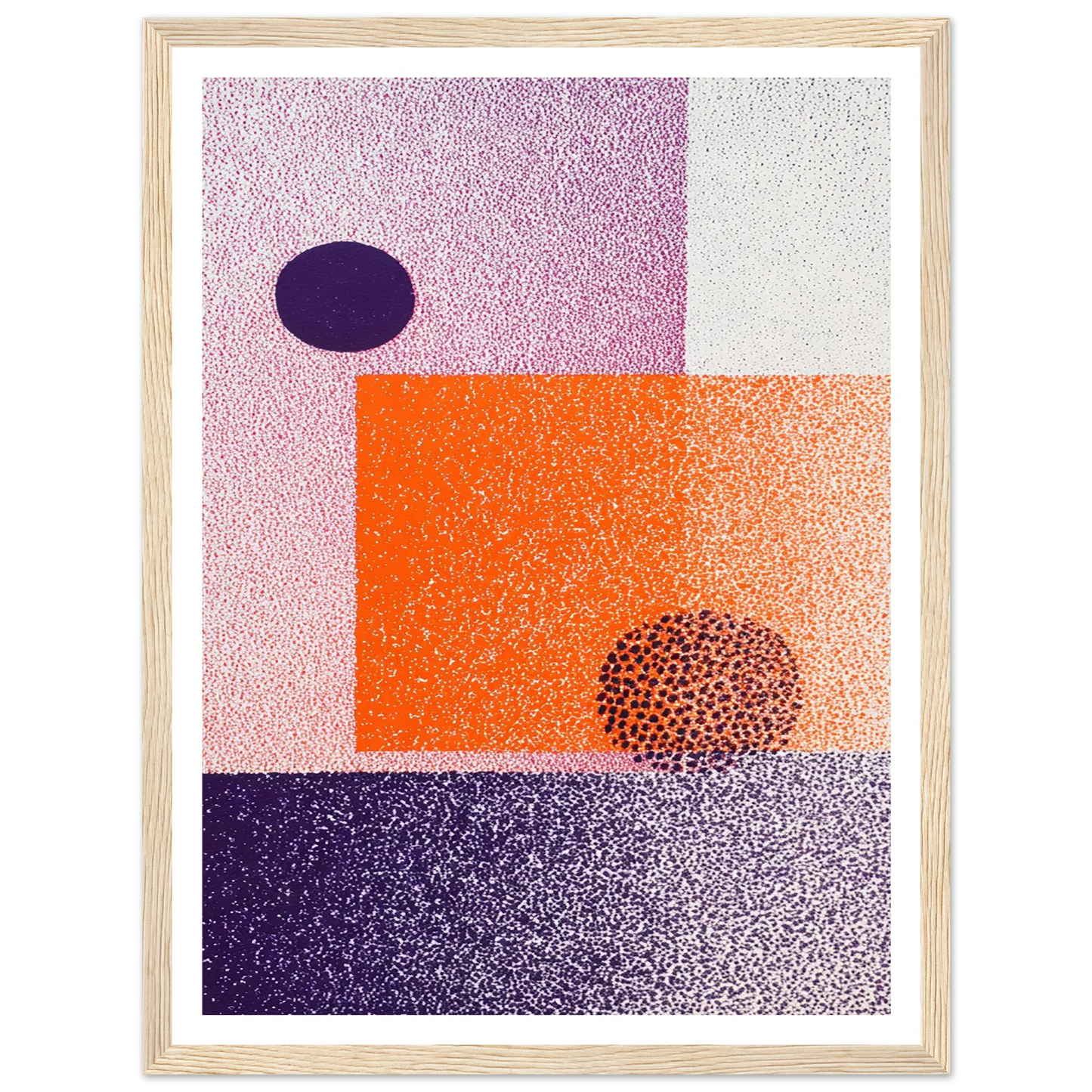 Chromatic Dissolve - Framed Poster - 30x40 cm / 12x16″ - Black frame