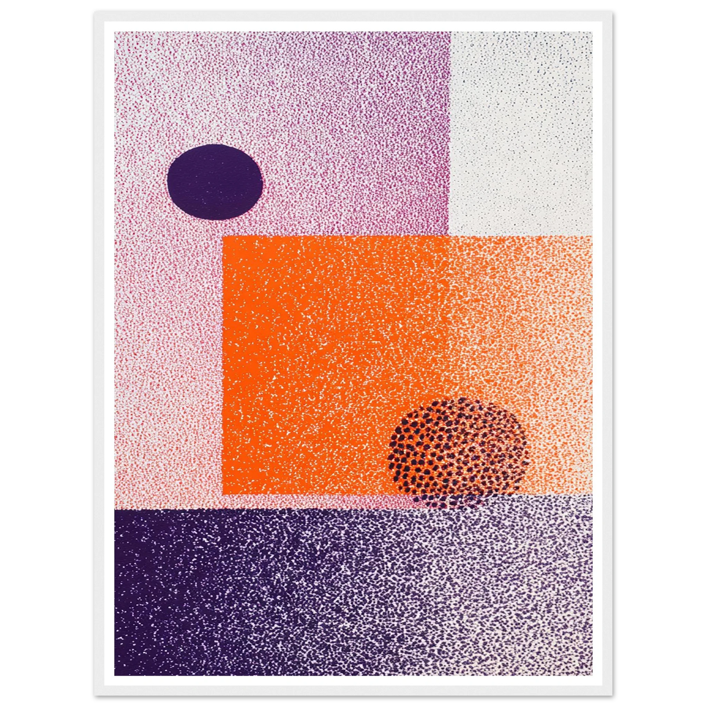 Chromatic Dissolve - Framed Poster - 30x40 cm / 12x16″ - Black frame