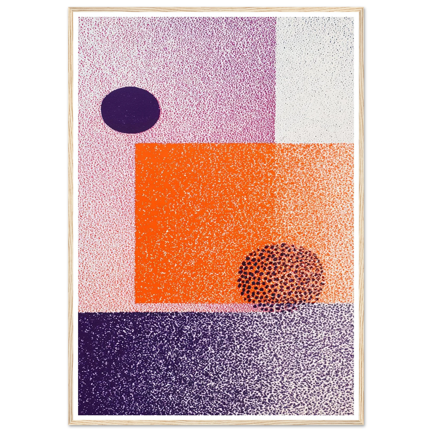 Chromatic Dissolve - Framed Poster - 30x40 cm / 12x16″ - Black frame