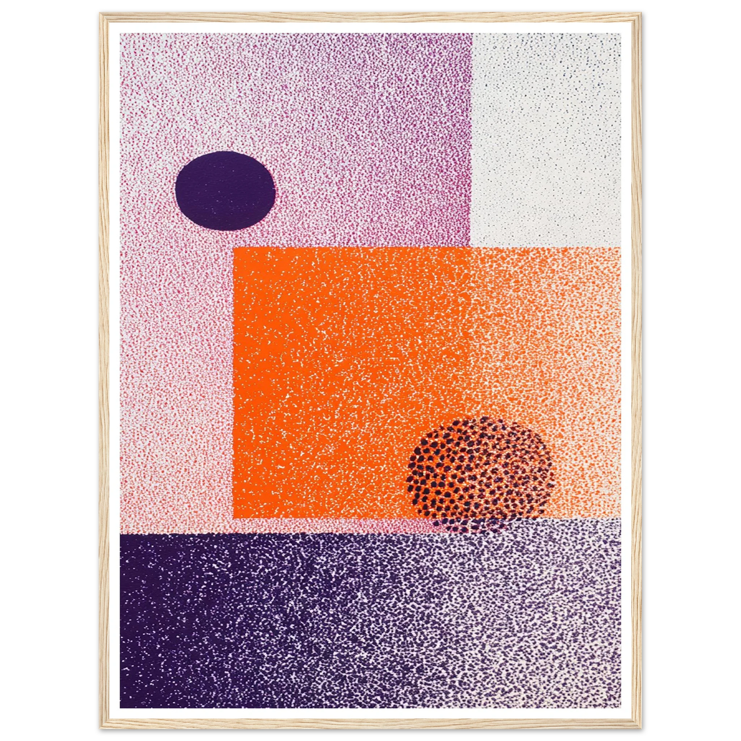 Chromatic Dissolve - Framed Poster - 30x40 cm / 12x16″ - Black frame