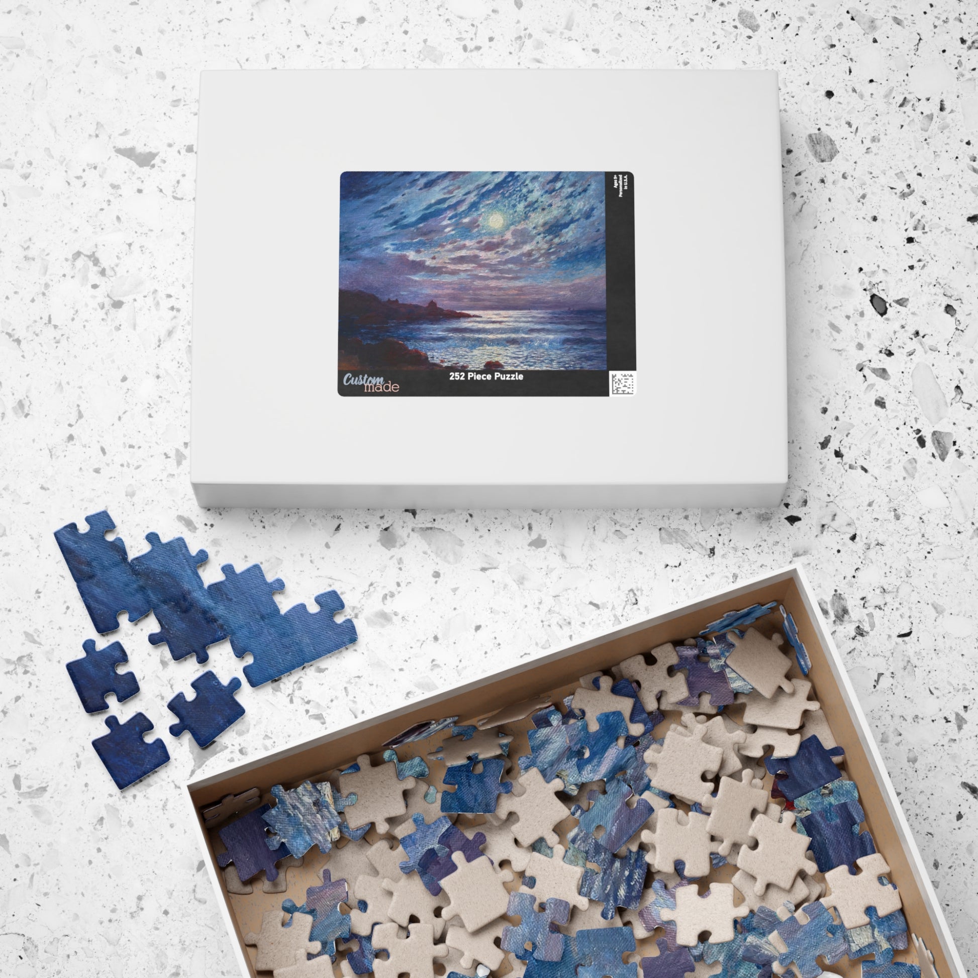 Clair de lune Puzzle | Ferdinand du Puigaudeau - - 252 pcs (Horizontal) - 