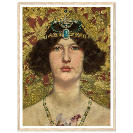 Cleopatra Art Print | Wladyslaw Czachorski - Framed Poster - 30x40 cm / 12x16″ - Black frame