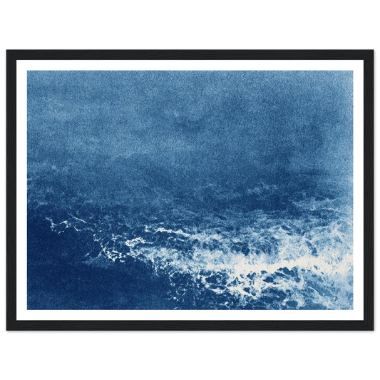 Cloud Break Cipher - Framed Poster - 30x40 cm / 12x16″ - Black frame