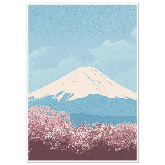 Cloud Whispers Over Honshu - Framed Poster - 30x40 cm / 12x16″ - Black frame