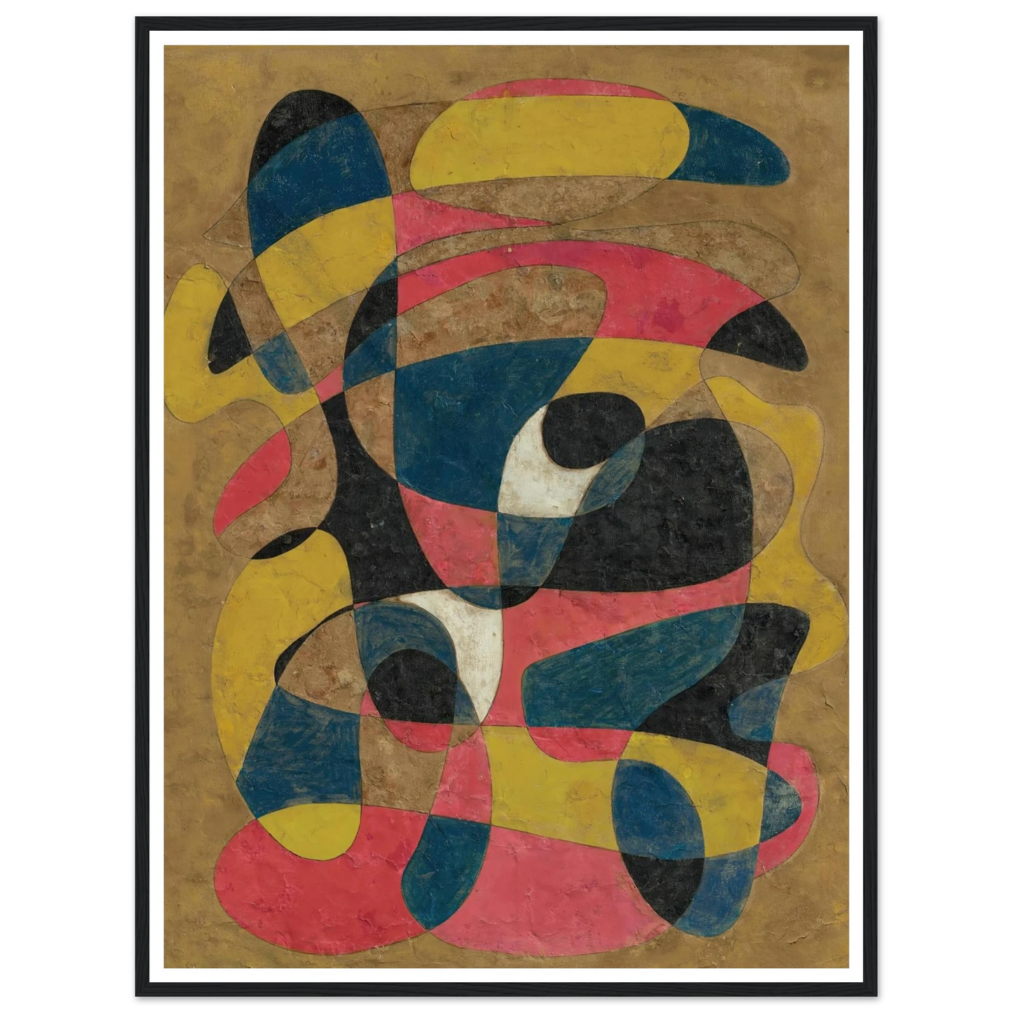 Composition (circa 1939) Art Print | Francis Picabia - Framed Poster - 30x40 cm / 12x16″ - Black frame