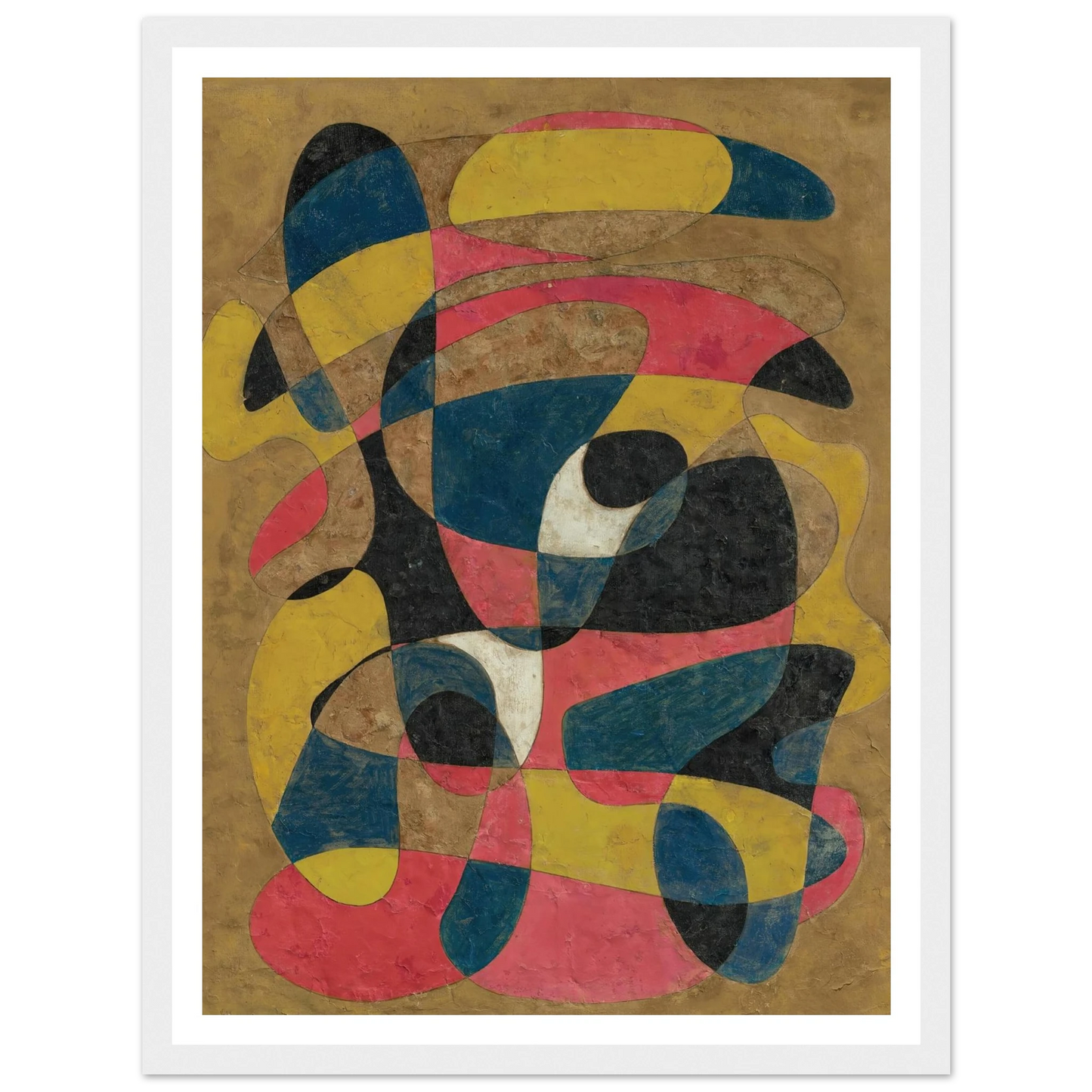 Composition (circa 1939) Art Print | Francis Picabia - Framed Poster - 30x40 cm / 12x16″ - Black frame