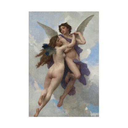 Cupid and Psyche as Children Puzzle | William-Adolphe Bouguereau - - 252 pcs (Vertical) - 