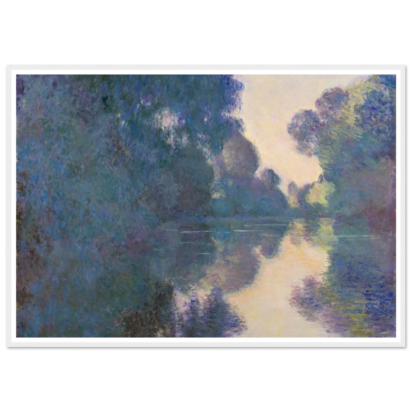 Morning on the Seine near Giverny (1897) Art Print | Claude Monet-Quipham Collections