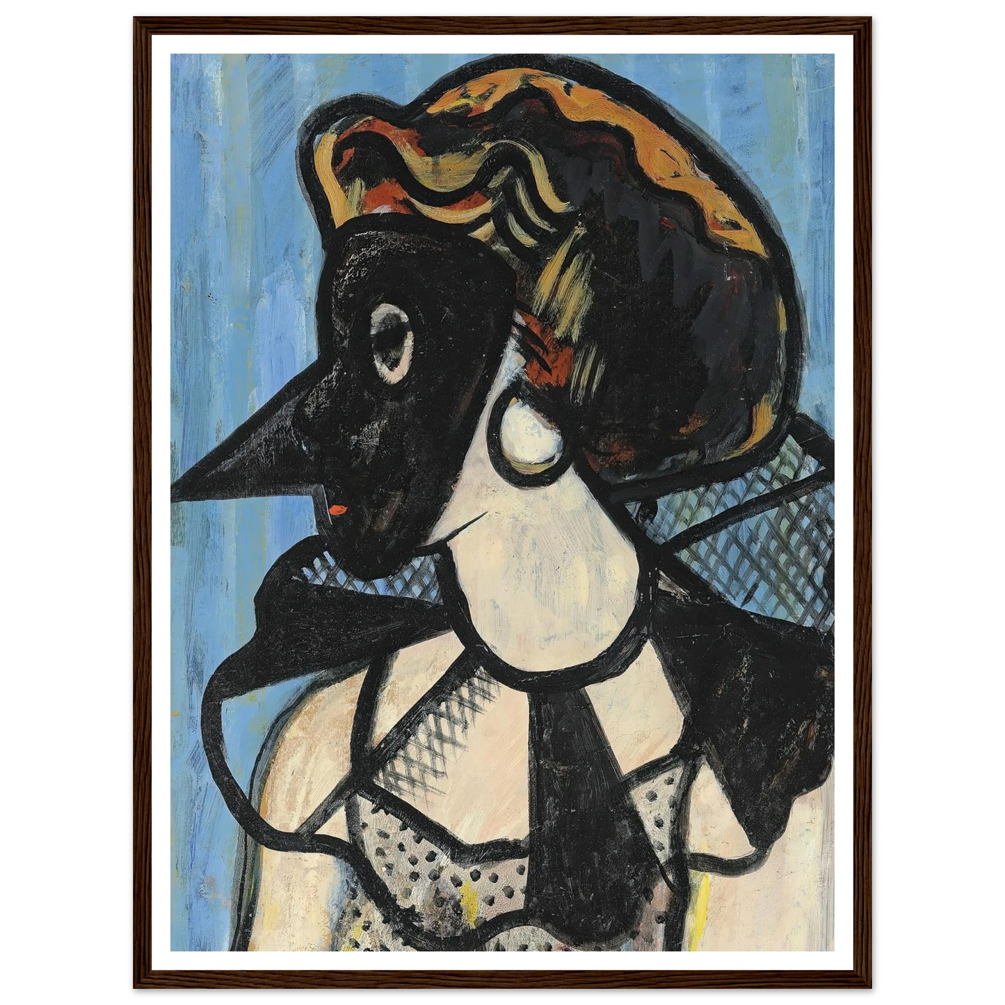 Femme au masque (circa 1938-1939) Art Print | Francis Picabia-Quipham Collections