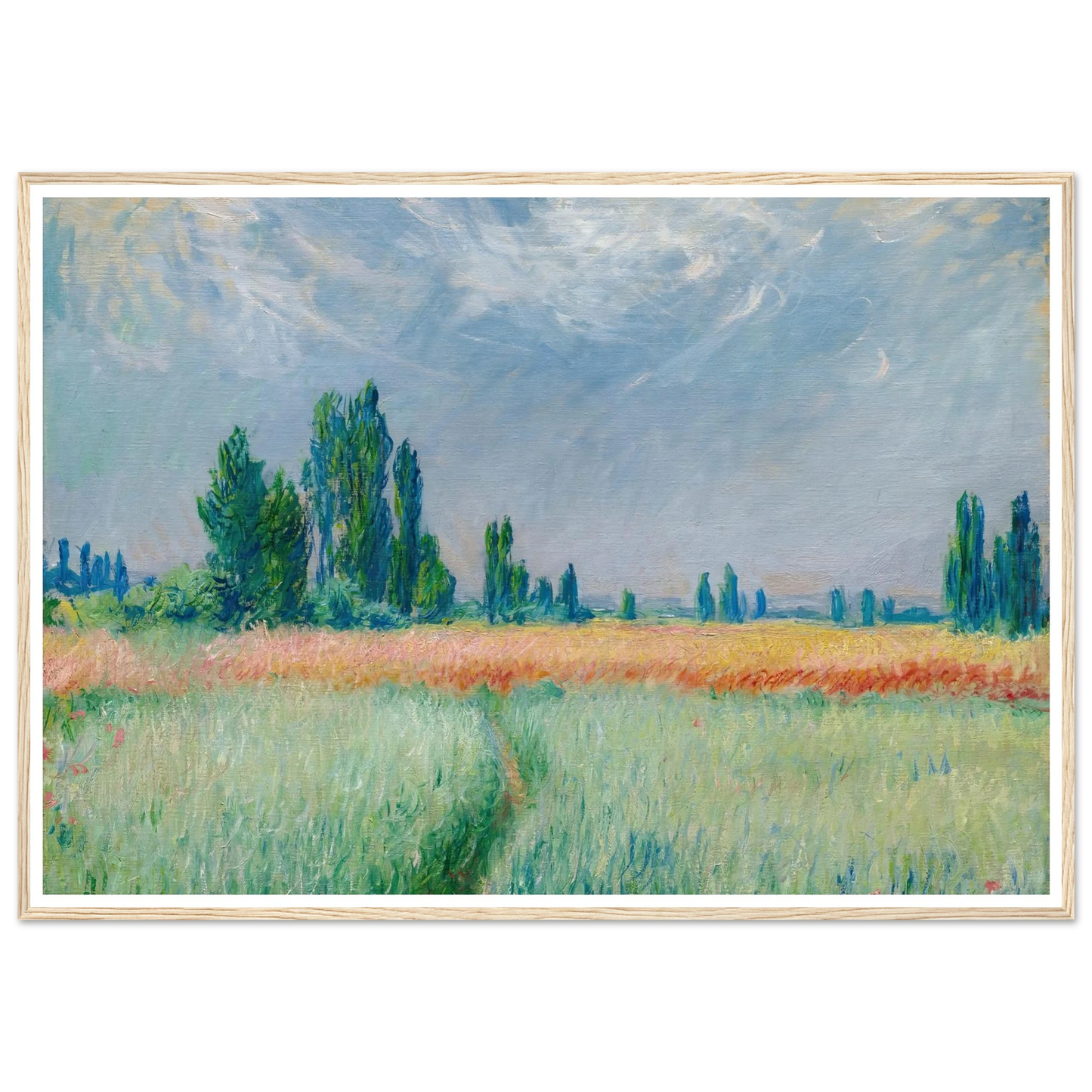 Champ De Blé (1881) Art Print | Claude Monet-Quipham Collections