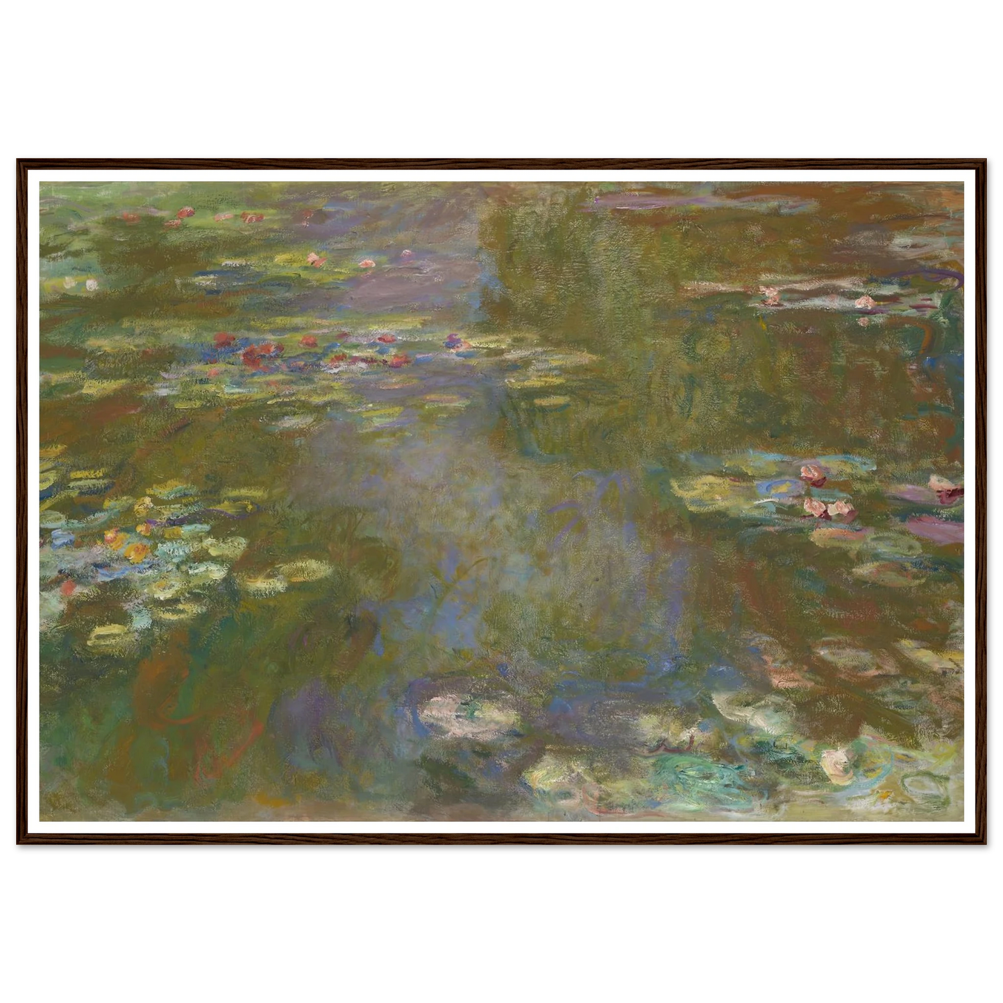 Water Lily Pond (1917-19) Art Print | Claude Monet-Quipham Collections