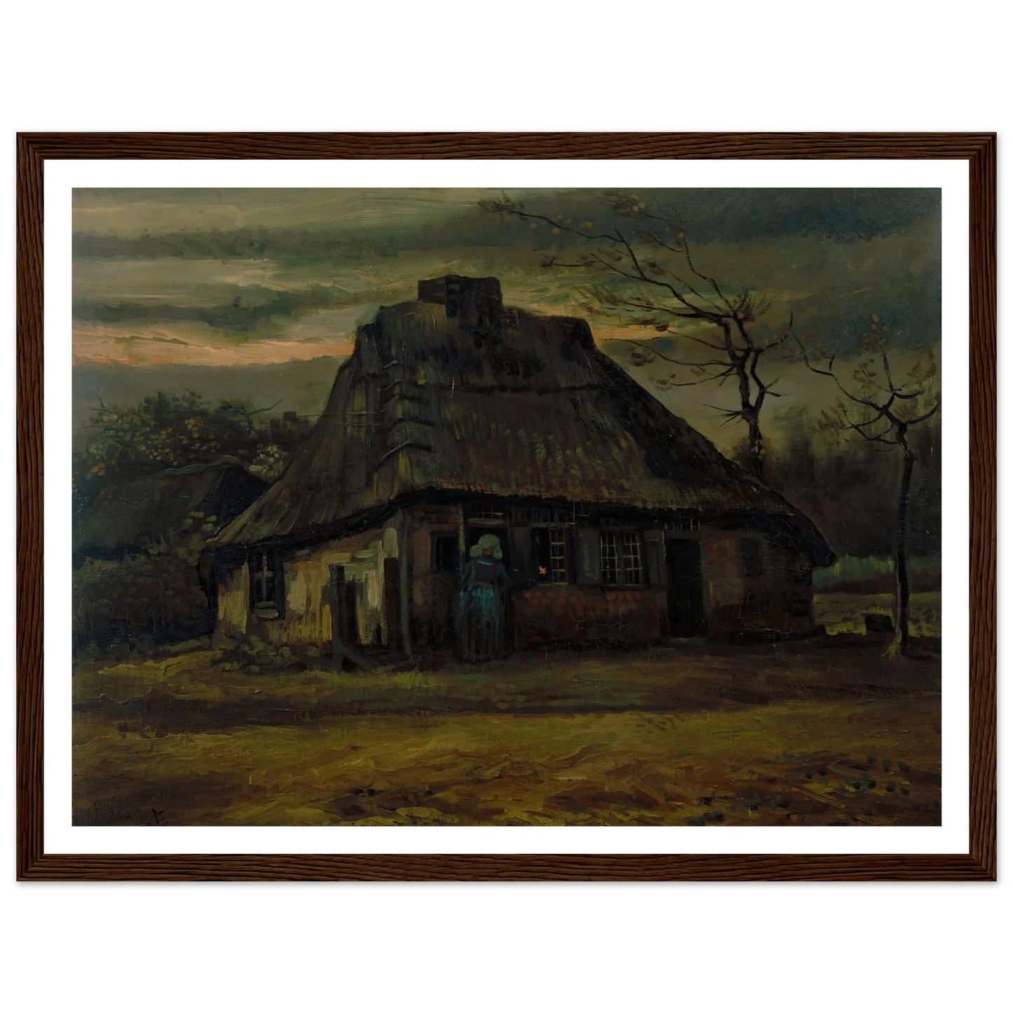 The cottage (1885) Art Print | Vincent van Gogh-Quipham Collections