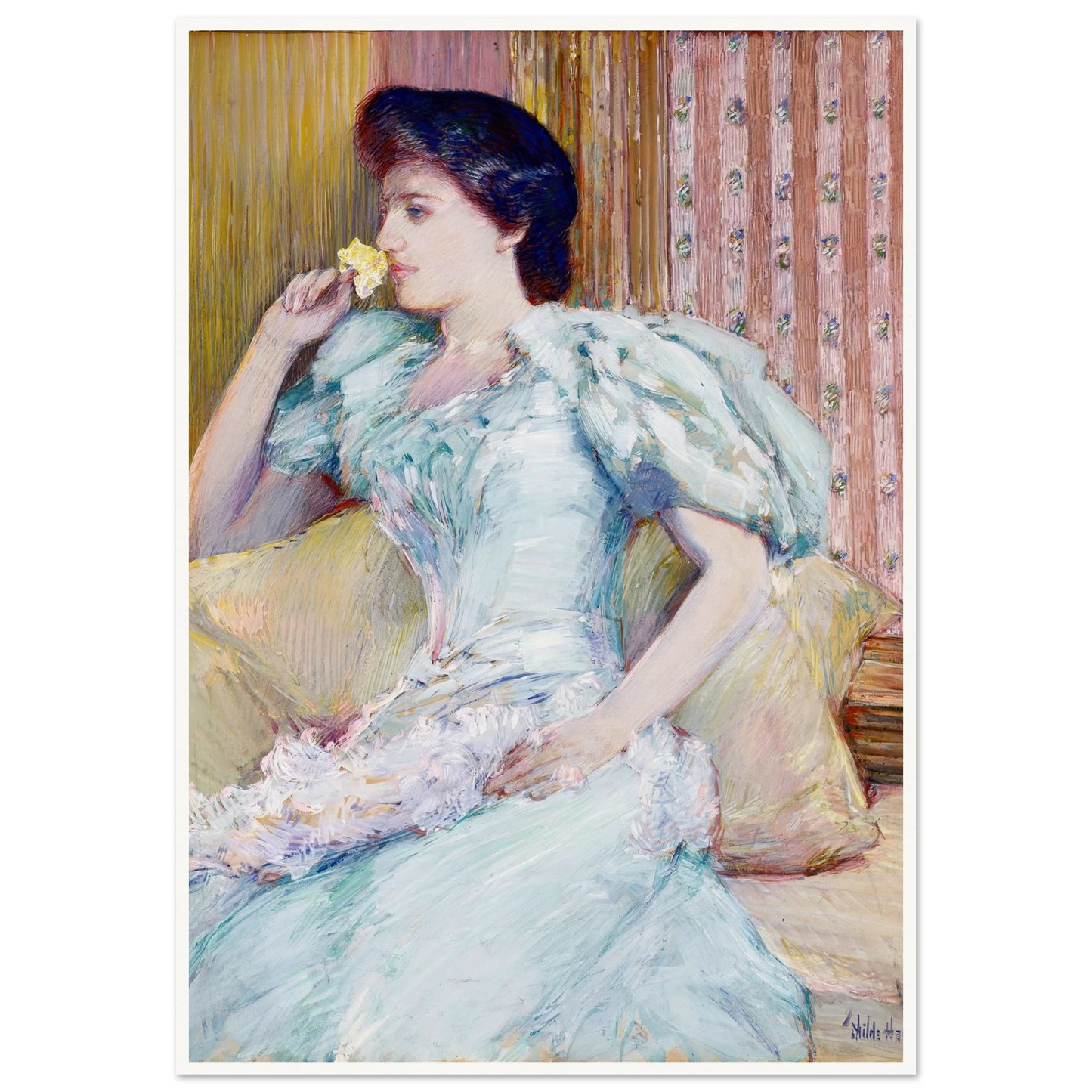 Lillie (Lillie Langtry) (ca. 1898) Art Print | Childe Hassam-Quipham Collections
