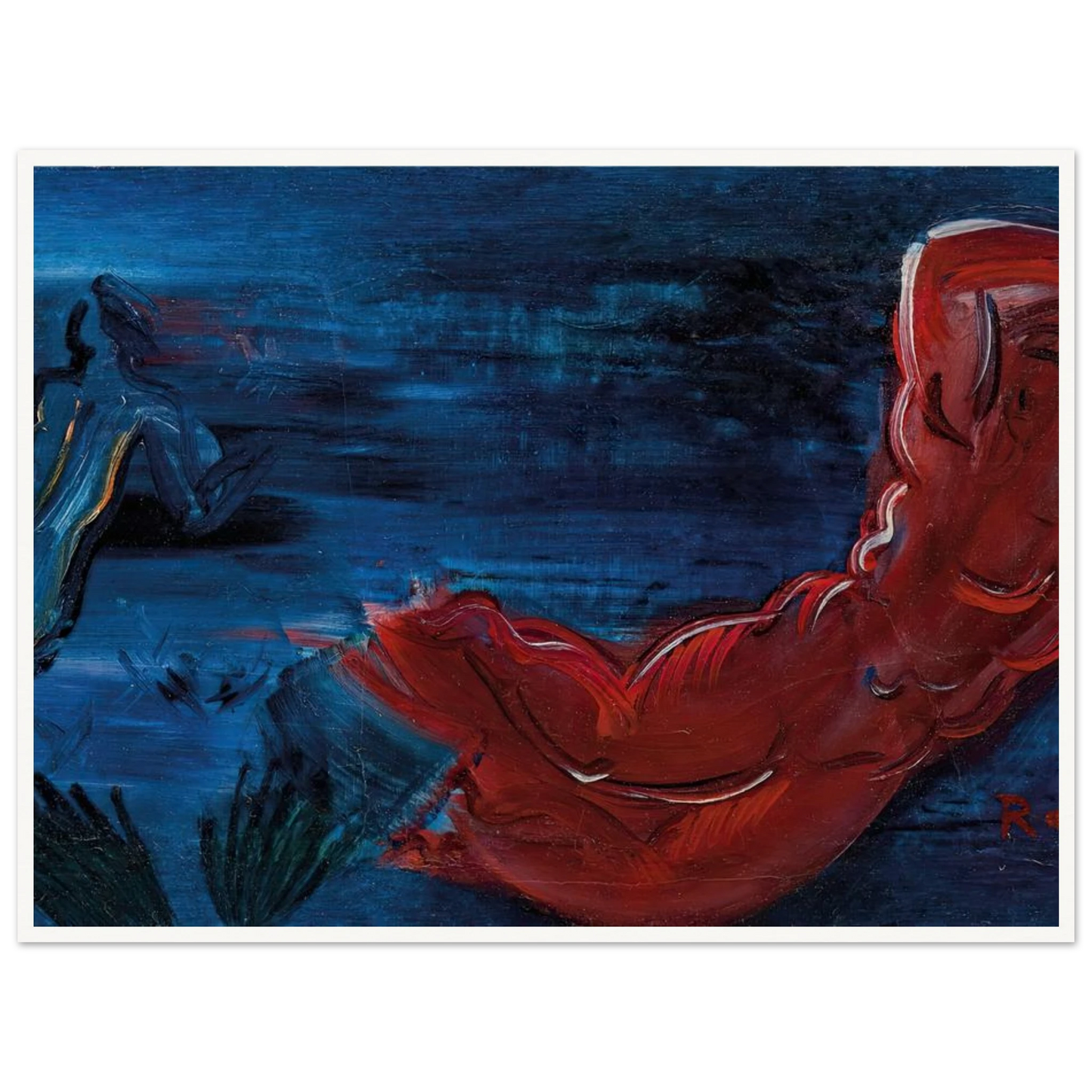 Naïade rouge (1926-30) Art Print | Raoul Dufy-Quipham Collections