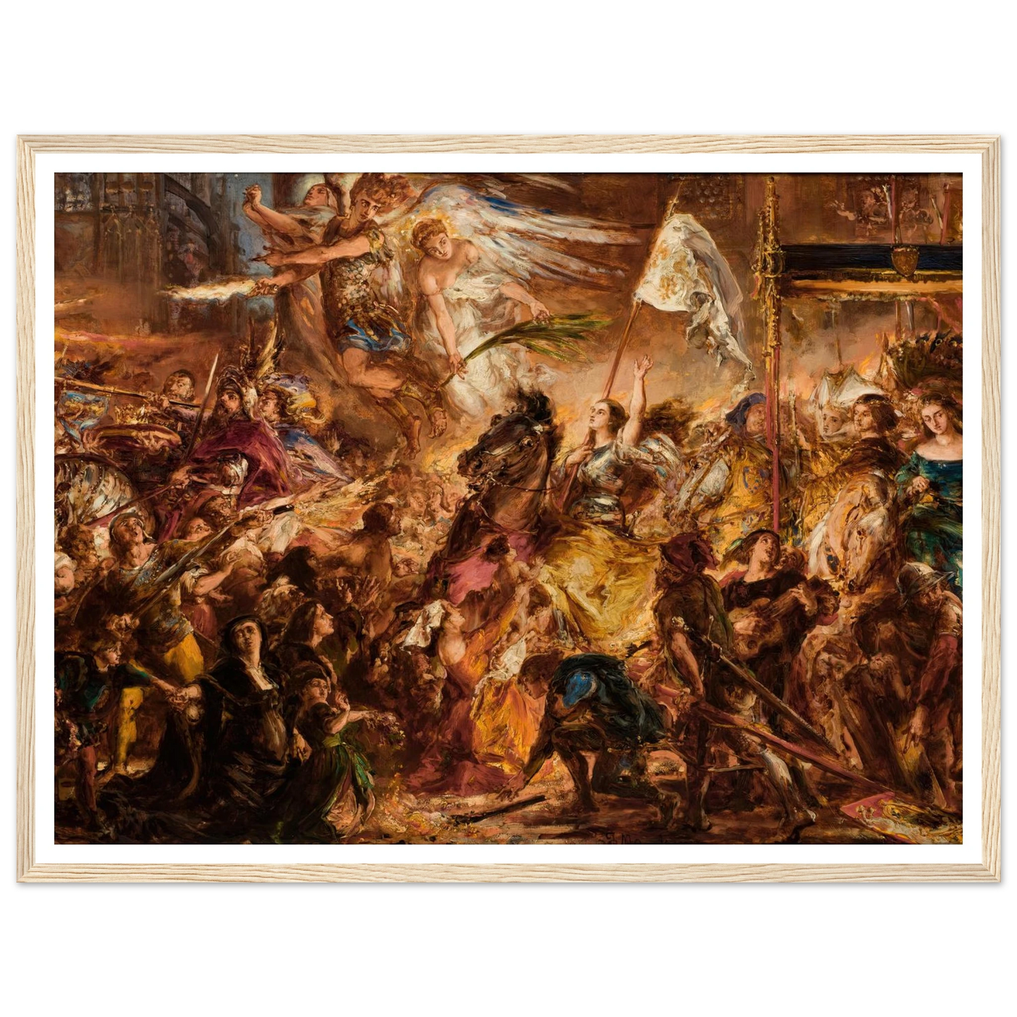 The Maid of Orleans (1883) Art Print | Jan Matejko-Quipham Collections