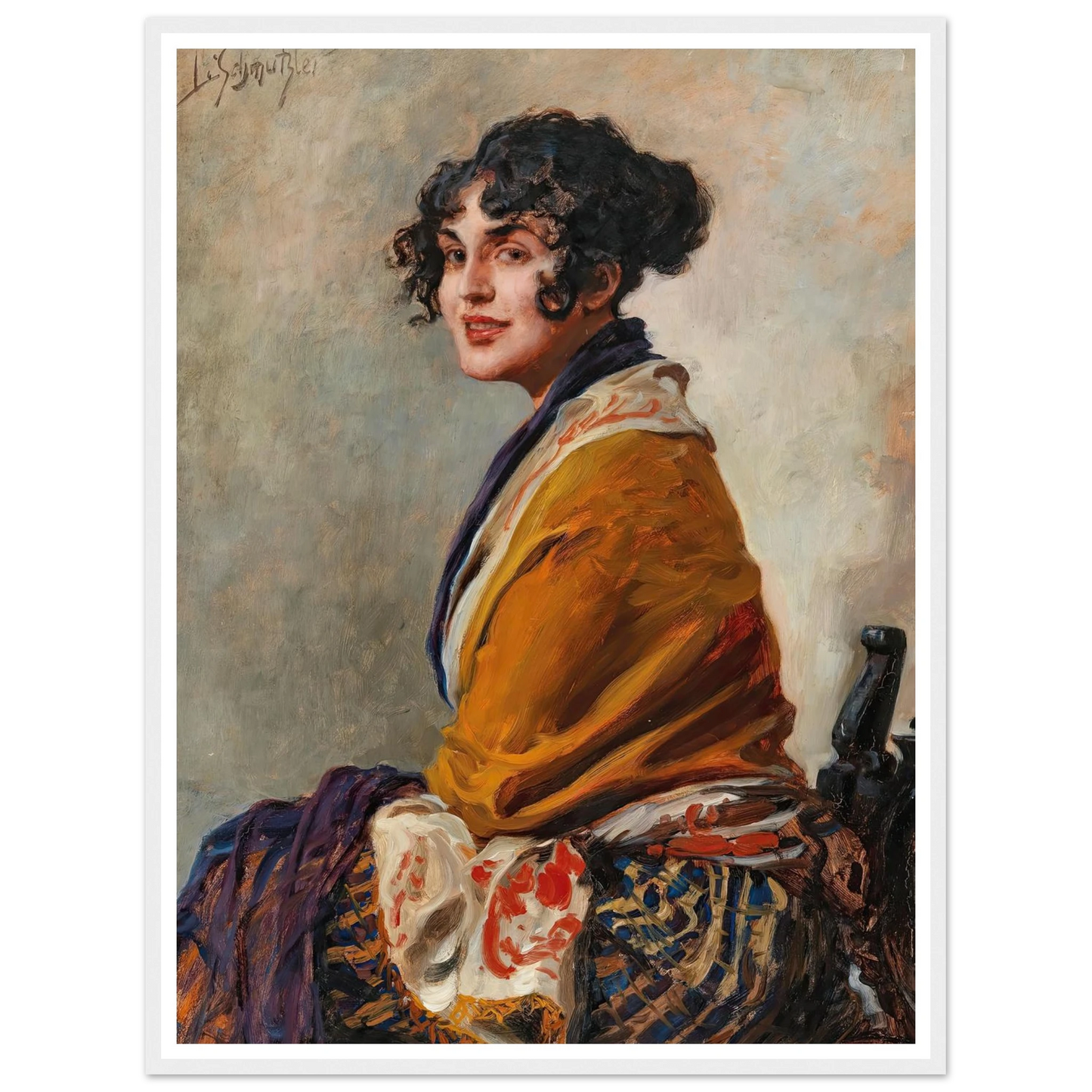 Portrait Lili Marberg Art Print | Leopold Schmutzler-Quipham Collections
