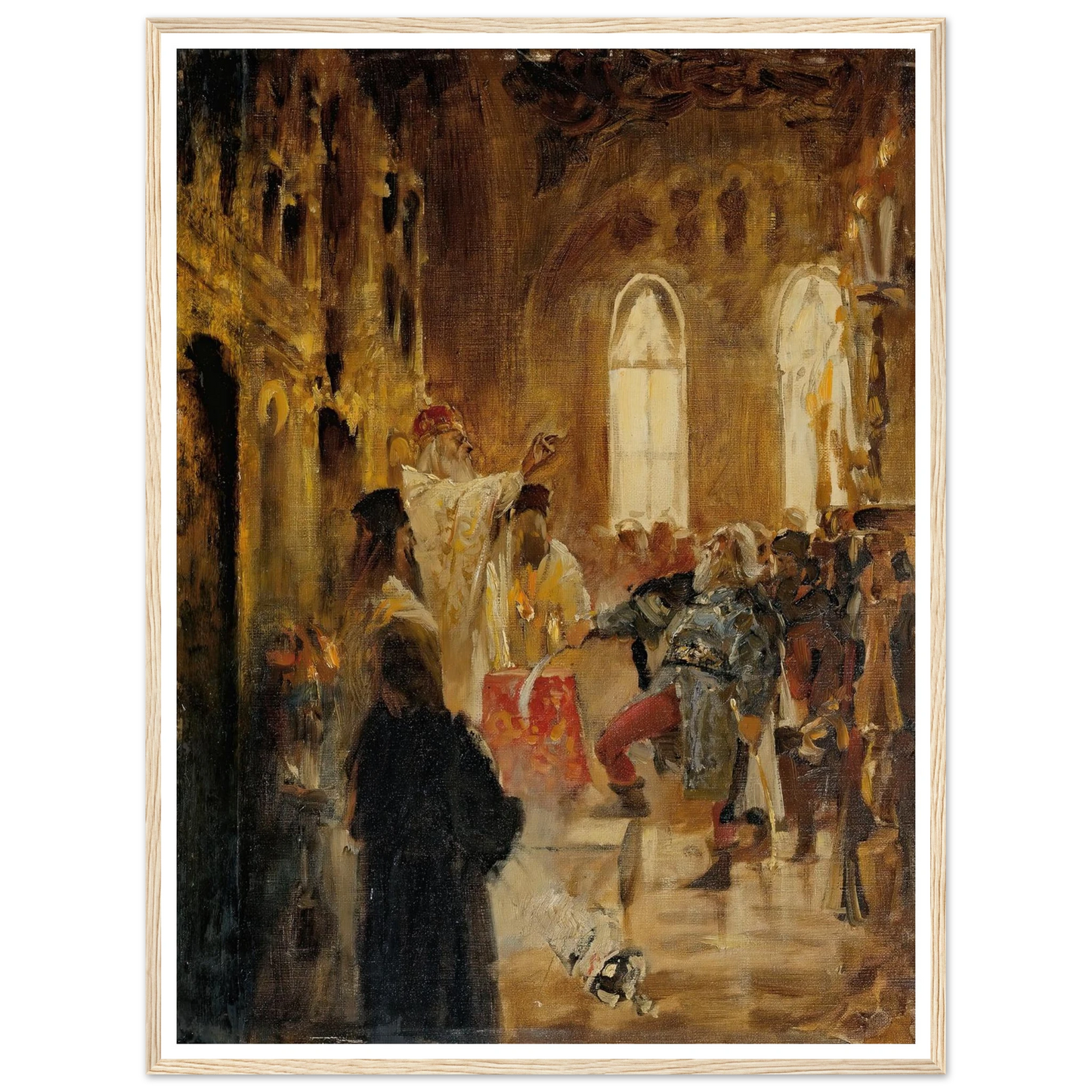 Krönungsszene Art Print | Jan Matejko-Quipham Collections