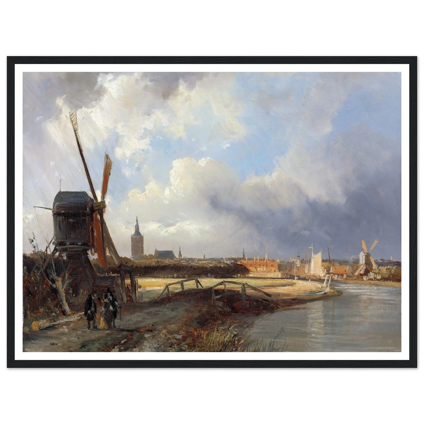 View of The Hague (c. 1850 - c. 1852) Art Print | Cornelis Springer-Quipham Collections