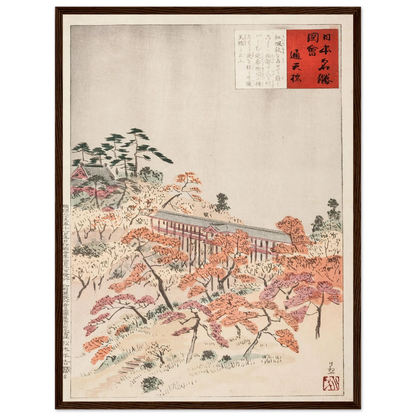 The Bridge Tsūtenkyō, Kyoto (1896) Art Print | Kobayashi Kiyochika-Quipham Collections