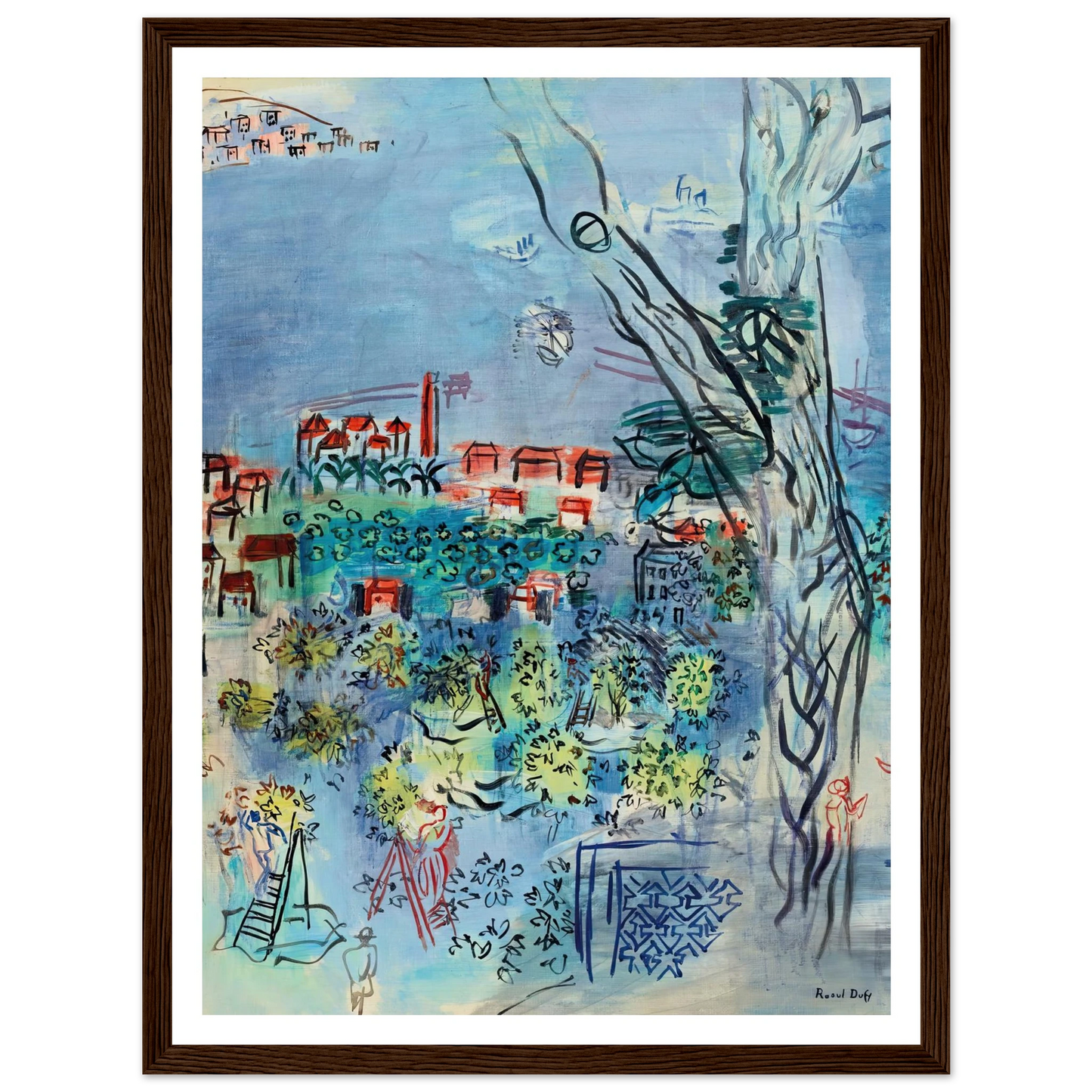 Etude pour Golfe-Juan (1926) Art Print | Raoul Dufy-Quipham Collections