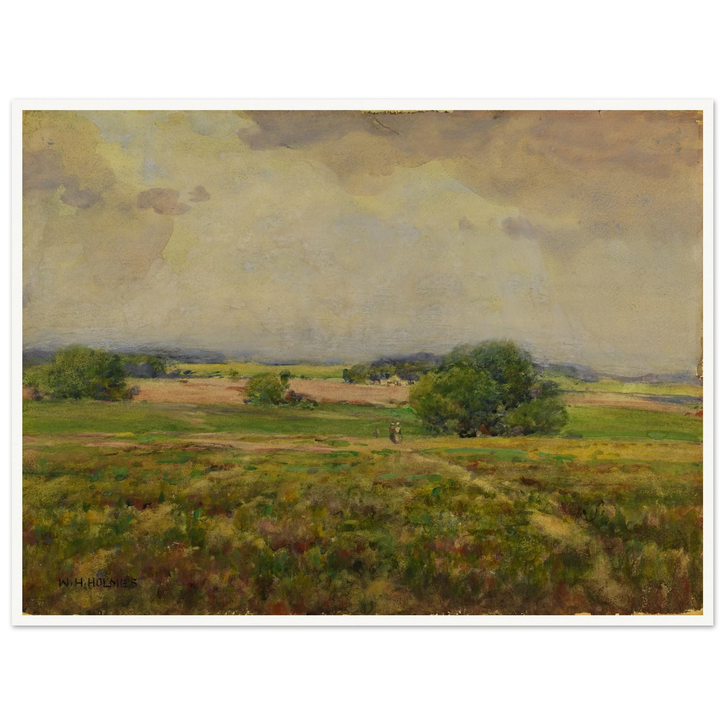 Over The Maryland Fields Art Print | William Henry Holmes-Quipham Collections
