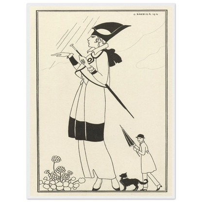 Tailleur de ratin (1914) Art Print | George Barbier-Quipham Collections