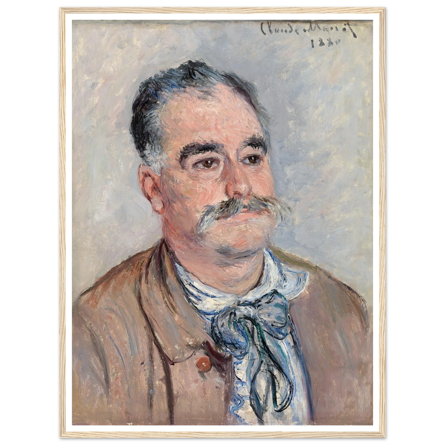 Monsieur Coqueret (Father) (1880) Art Print | Claude Monet-Quipham Collections