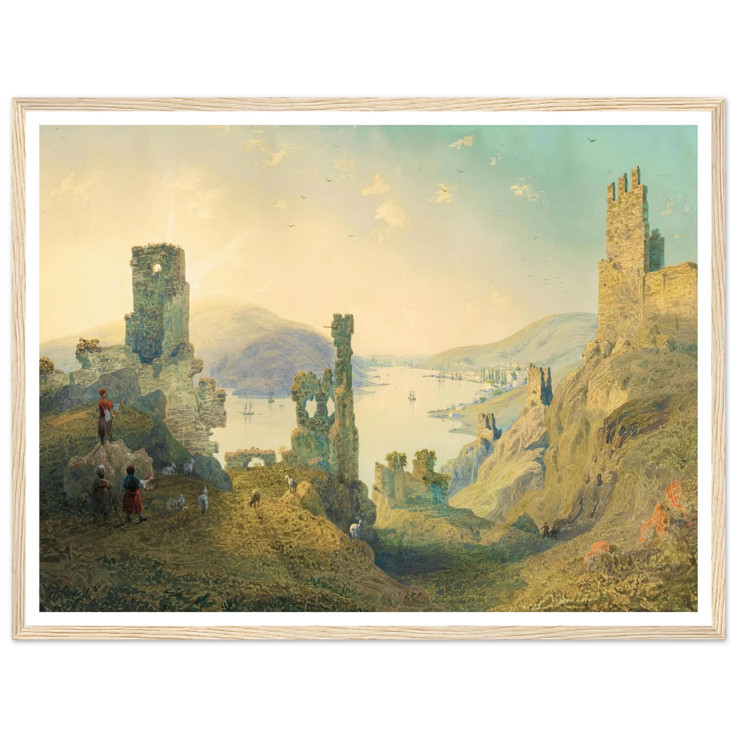 Paysage de Crimée (1842) Art Print | Carlo Bossoli-Quipham Collections