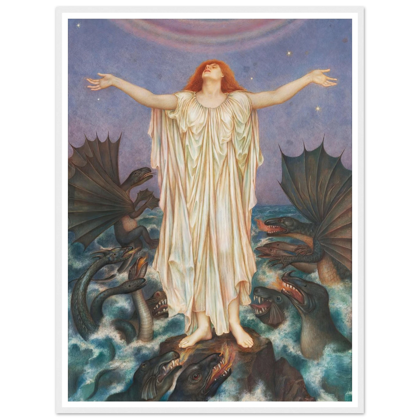 S.O.S. (ca 1914 - 1916) Art Print | Evelyn de Morgan-Quipham Collections