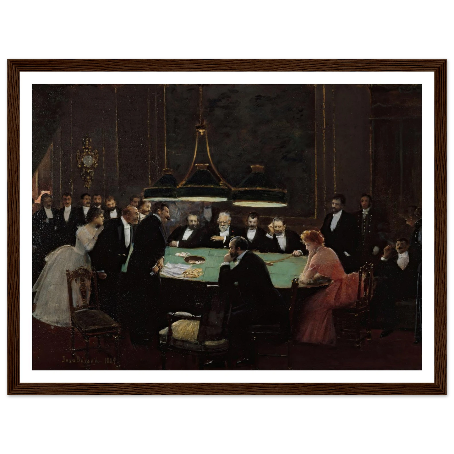 La salle de jeu (1889) Art Print | Jean Beraud-Quipham Collections