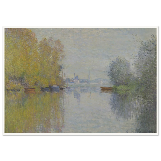 Autumn on the Seine, Argenteuil (1873) Art Print | Claude Monet-Quipham Collections