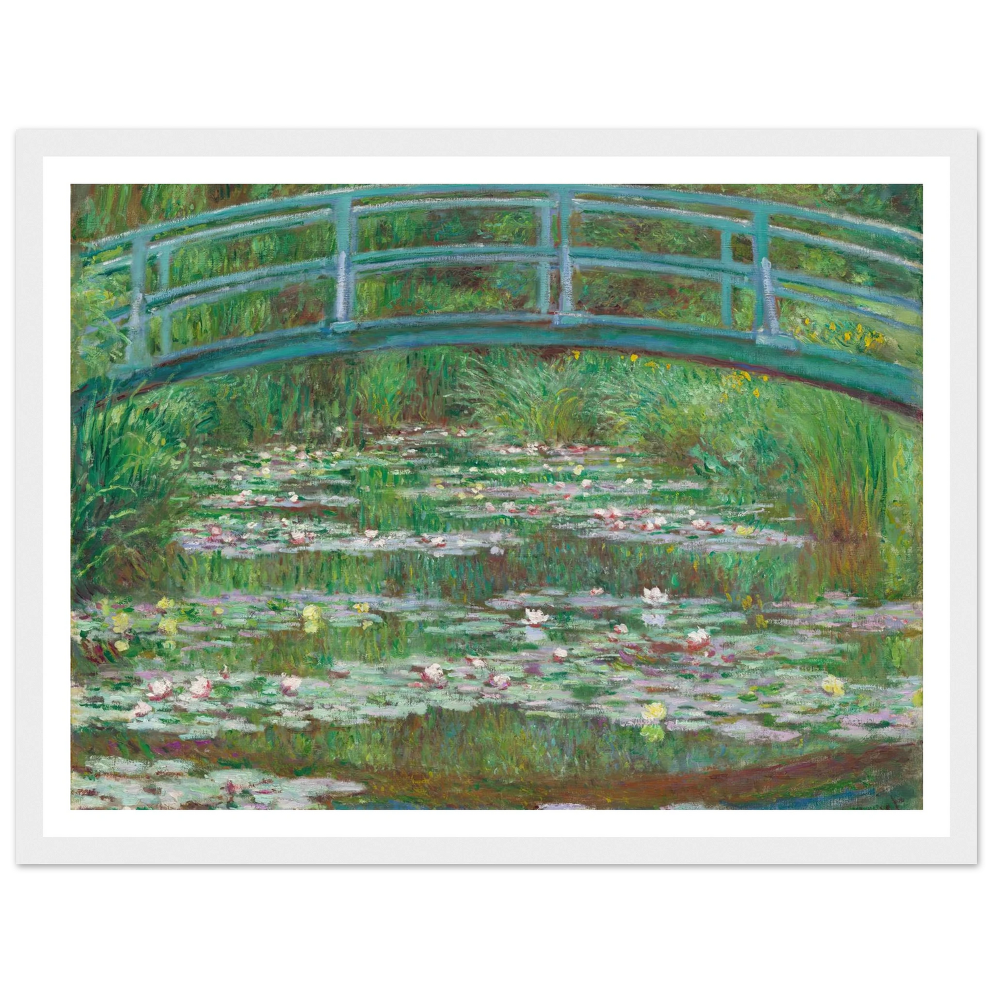 The Japanese Footbridge (1899) Art Print | Claude Monet-Quipham Collections