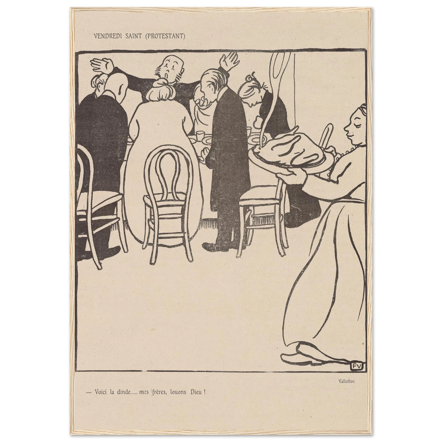 17 avril 1903 Art Print | Felix Vallotton-Quipham Collections