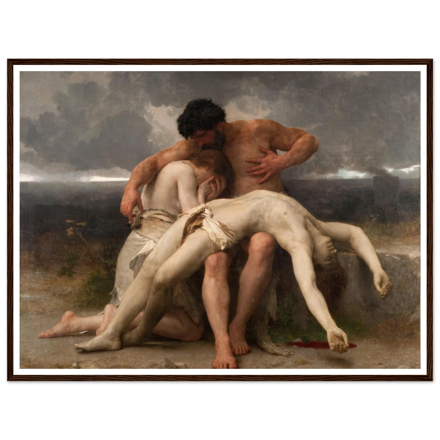The First Mourning (1888) Art Print | William Bouguereau-Quipham Collections