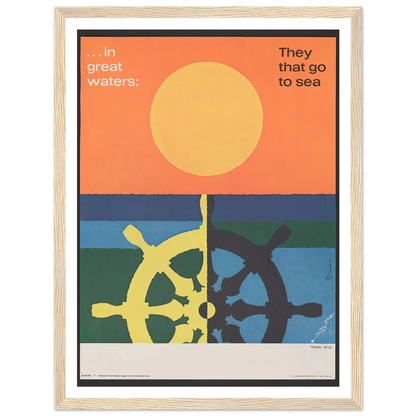 In great water; … Psalms 107_23 (1963) Art Print | Joseph Binder-Quipham Collections
