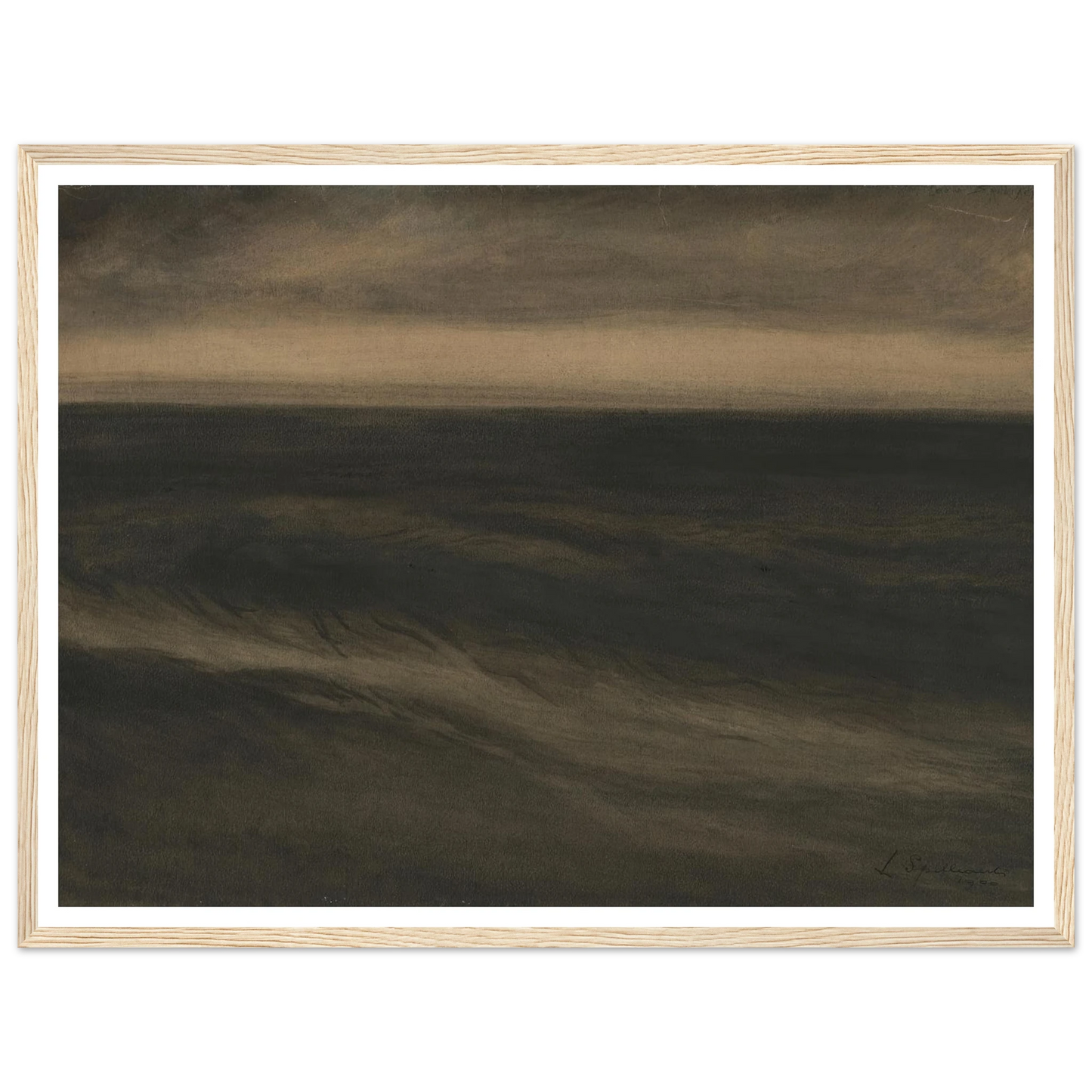 Zwarte marine (1900) Art Print | Leon Spilliaert-Quipham Collections