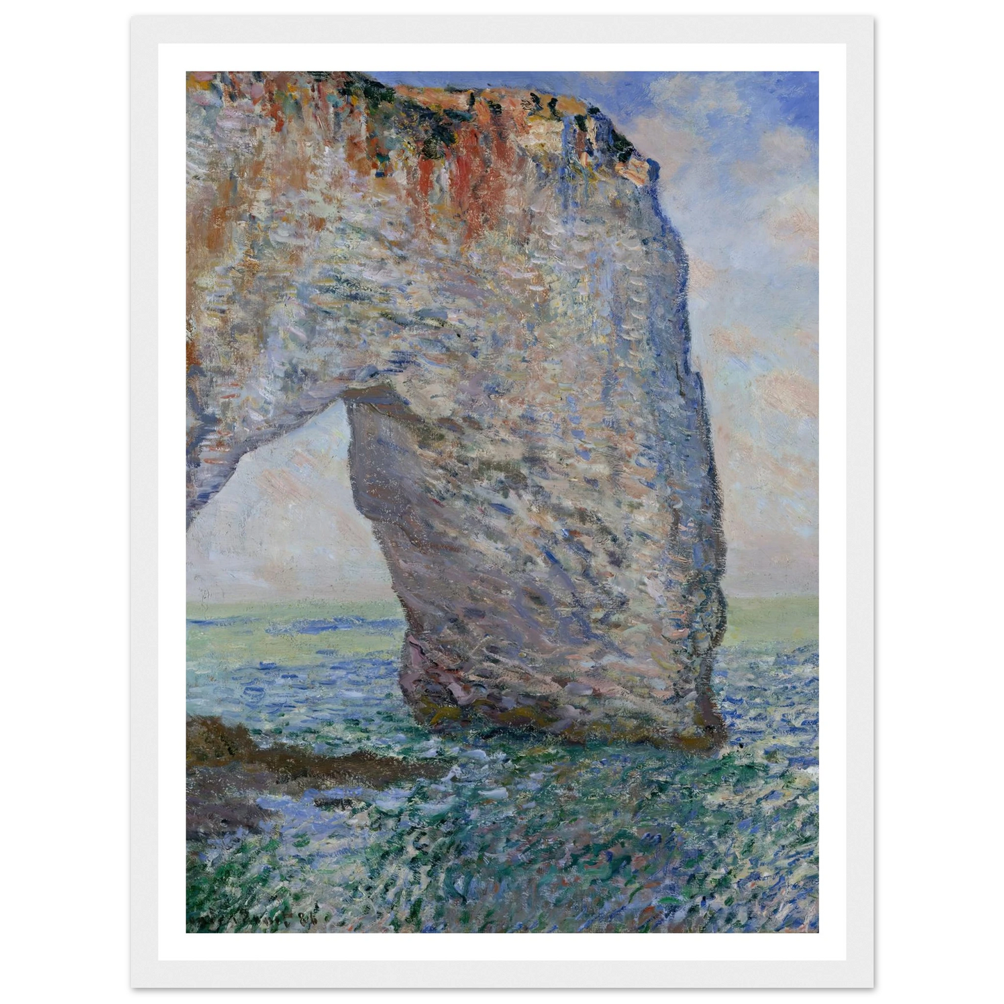 The Manneporte near Étretat (1886) Art Print | Claude Monet-Quipham Collections