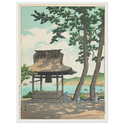 Izu Ito Shugetsuin (Shugetsu Temple in Ito, Izu) (1933) Art Print | Kawase Hasui-Quipham Collections
