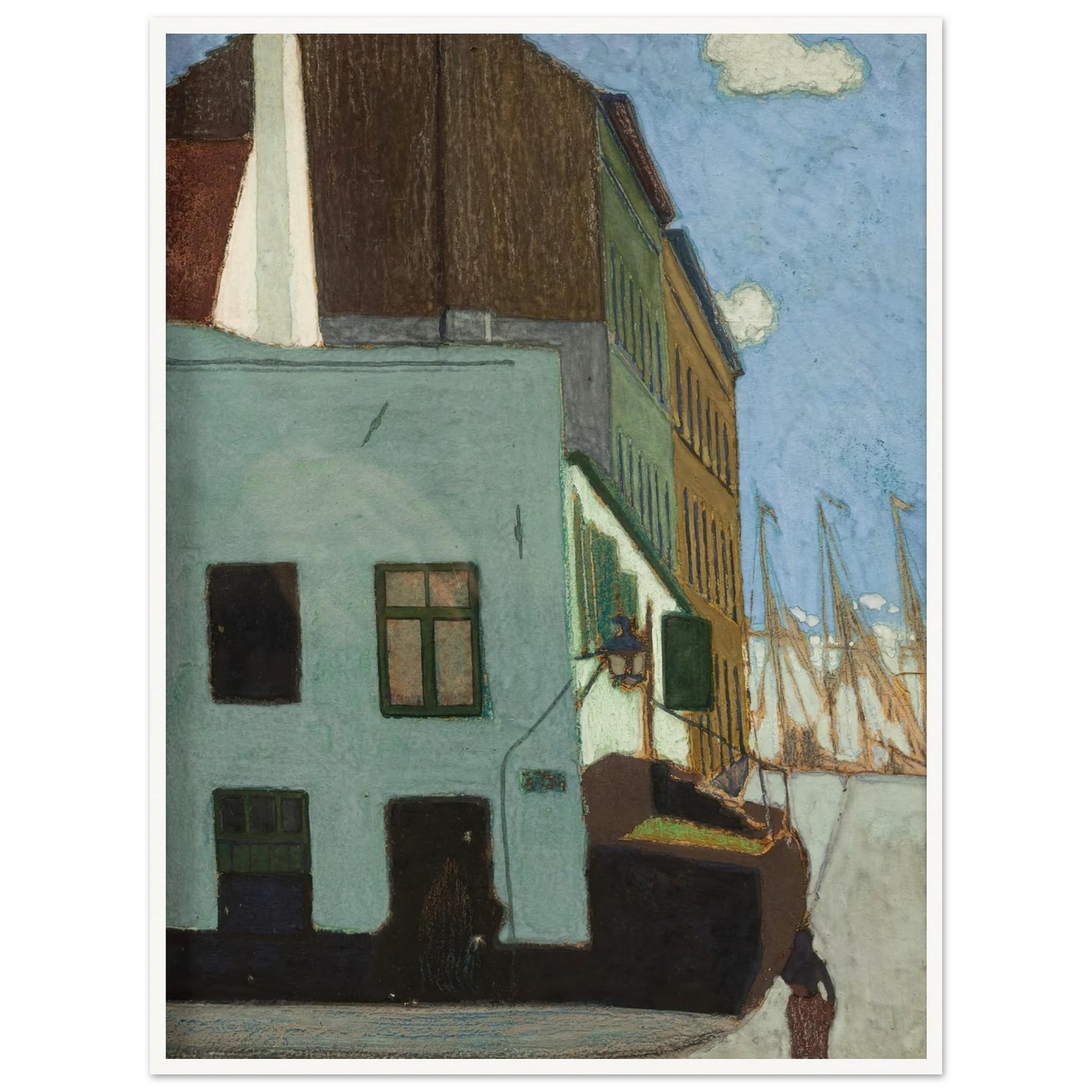 De Preekstoel, Ostende (circa 1911-1913) Art Print | Leon Spilliaert-Quipham Collections