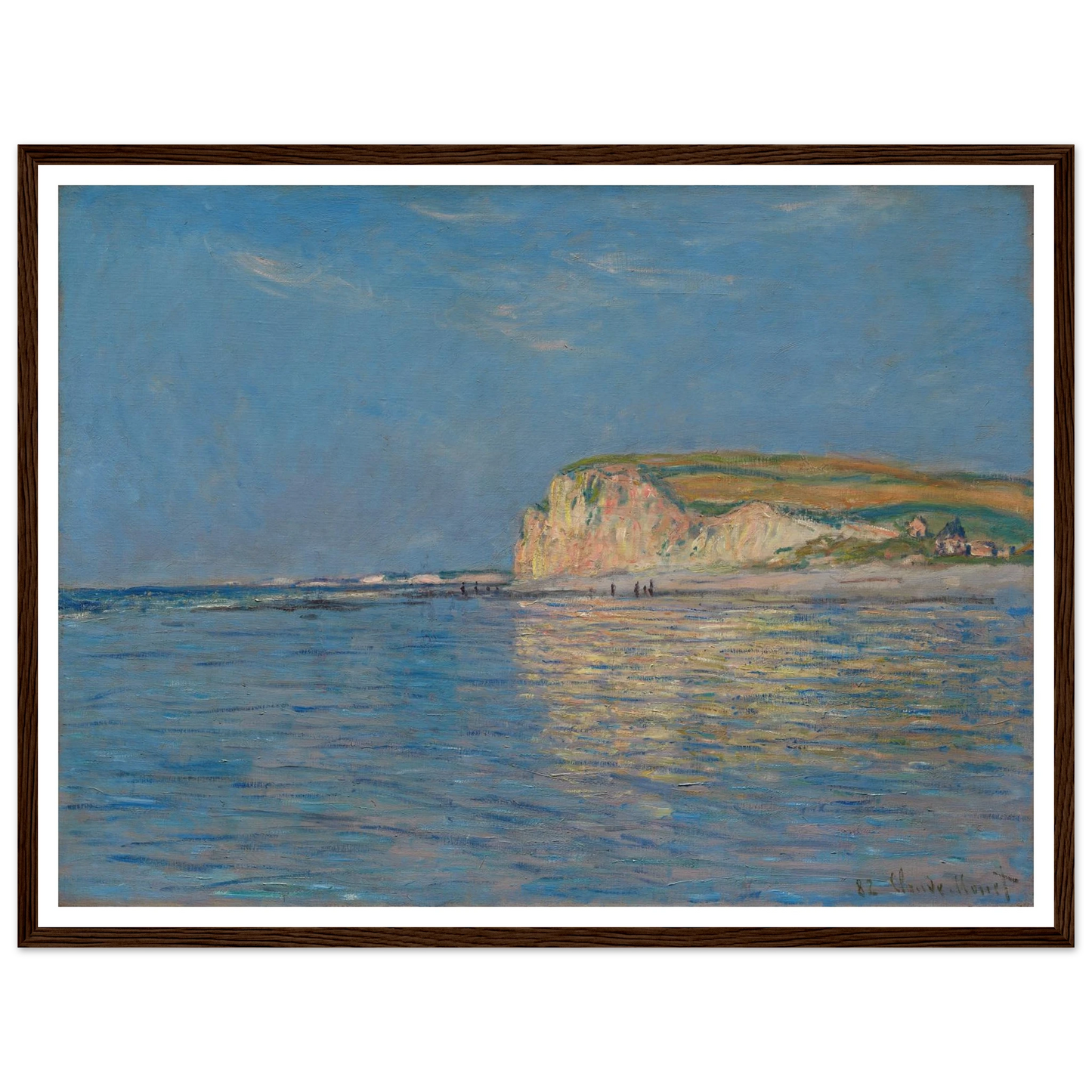 Low Tide at Pourville, near Dieppe, 1882 (1882) Art Print | Claude Monet-Quipham Collections