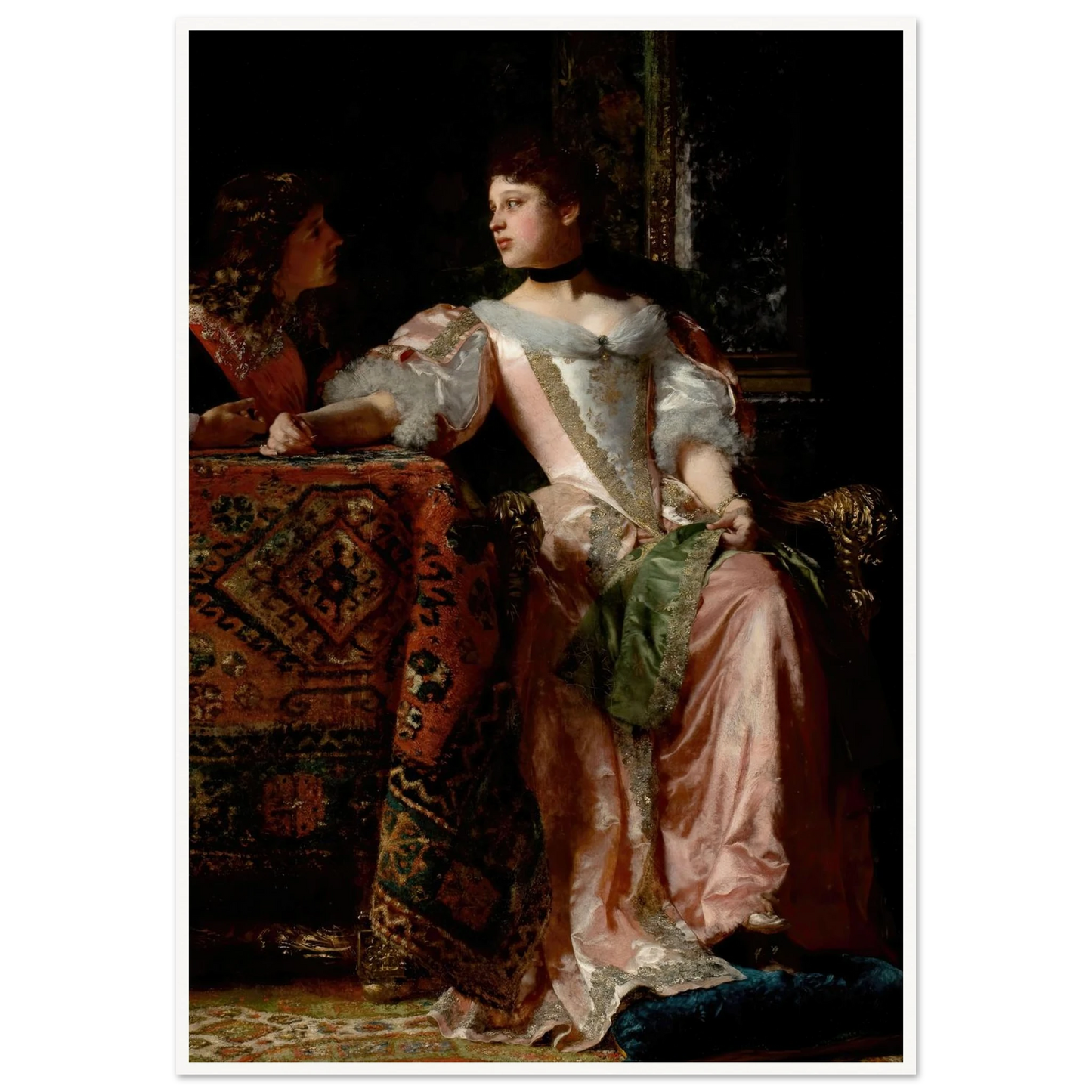 The Proposal (1891) Art Print | Wladyslaw Czachorski-Quipham Collections