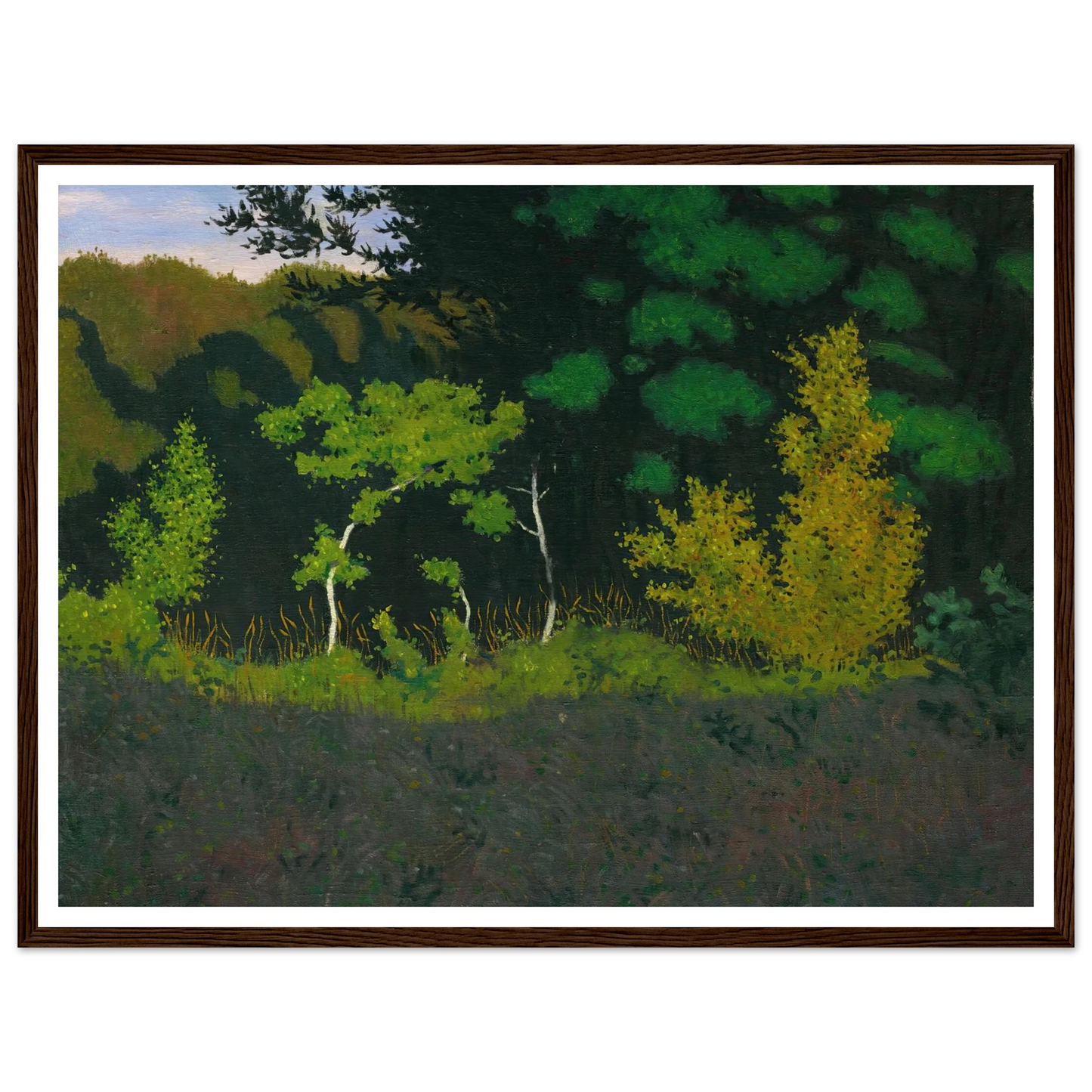 Edge Of The Wood (1920) Art Print | Felix Vallotton-Quipham Collections