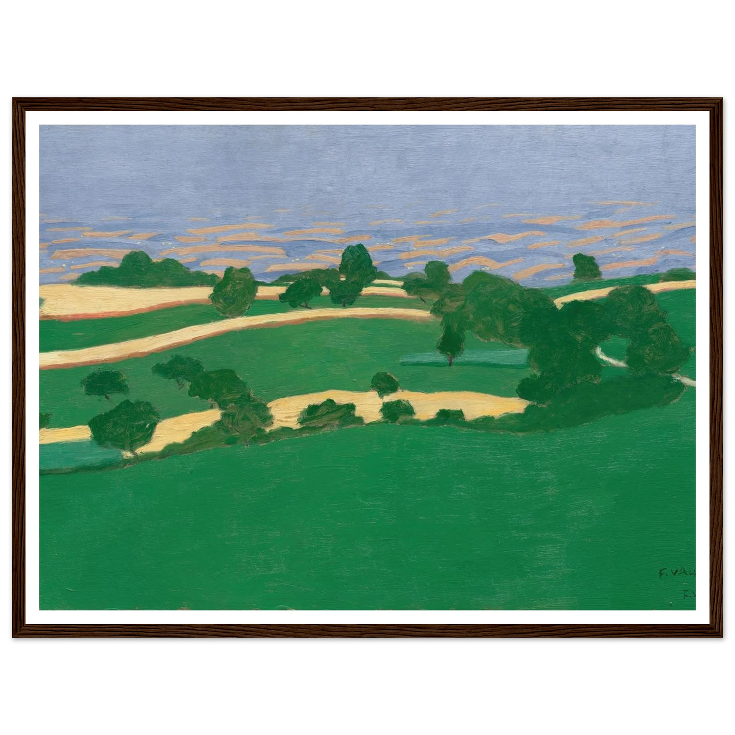 Corn Fields (1900) Art Print | Felix Vallotton-Quipham Collections