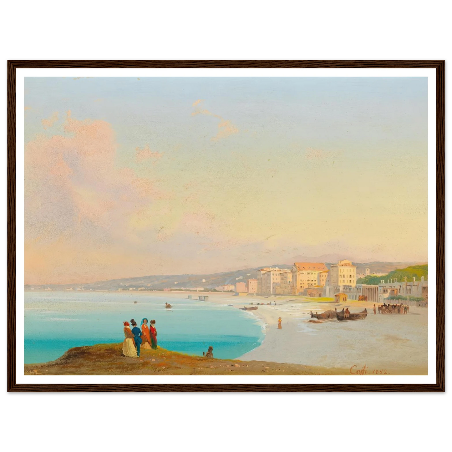Nice (1852) Art Print | Ippolito Caffi-Quipham Collections