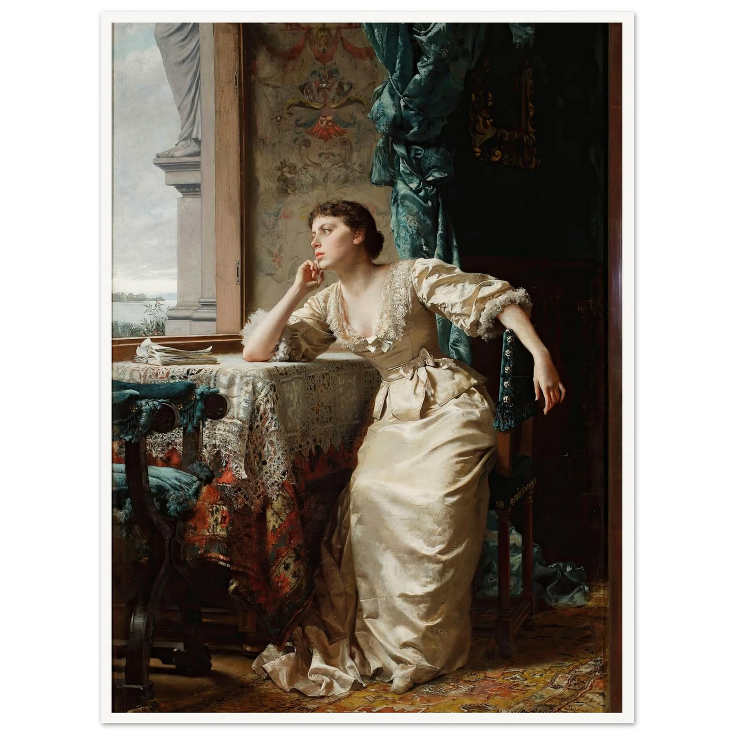 Reverie (1883) Art Print | Wladyslaw Czachorski-Quipham Collections