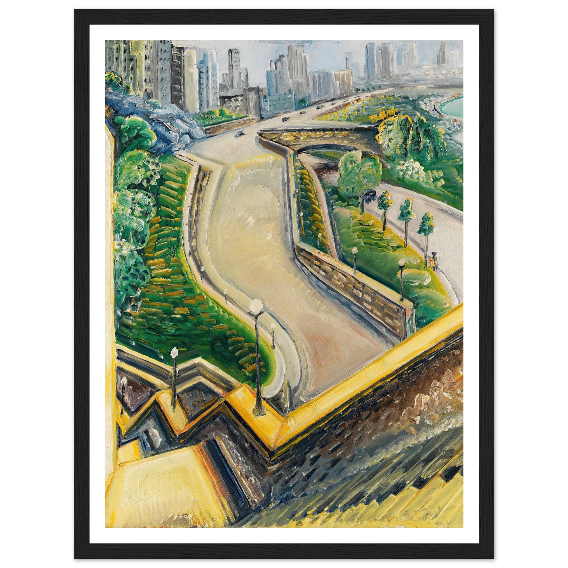 New York Riverside Drive (1934) Art Print | Paul Kleinschmidt-Quipham Collections