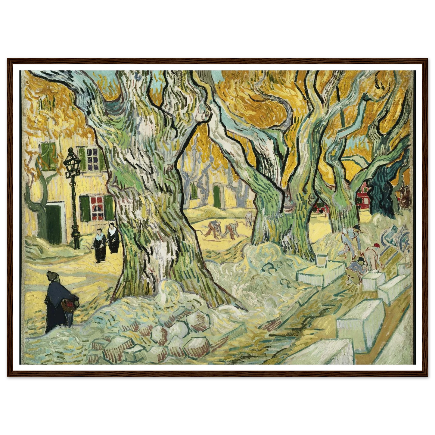 The Road Menders Art Print | Vincent van Gogh-Quipham Collections